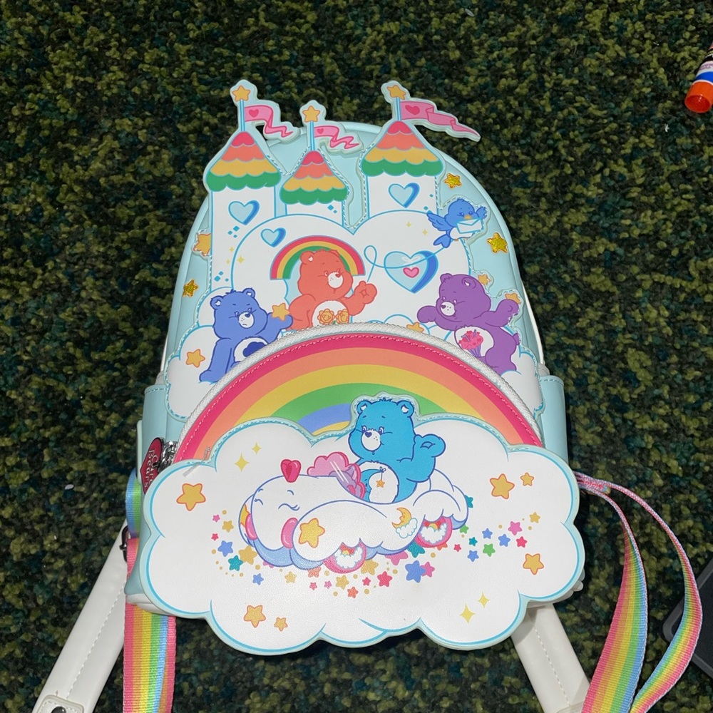 Care bear loungfly bag